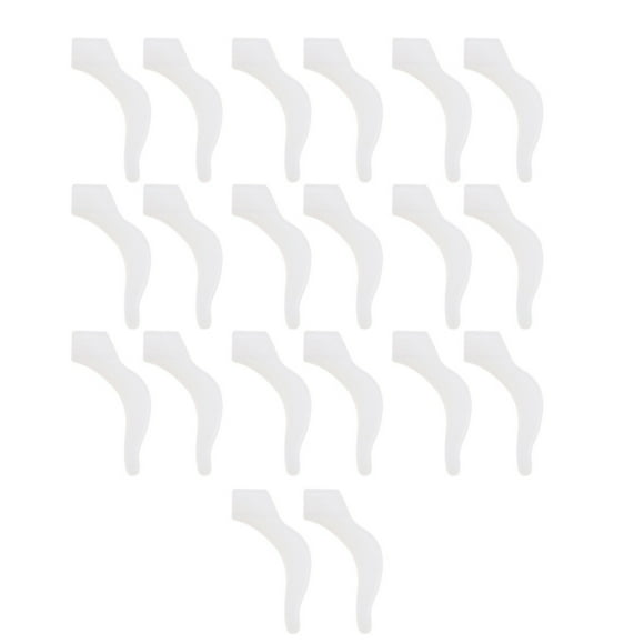Liquidation! Delayuji 10 Paires Lunettes Antidérapantes en Silicone Pince d'Oreille Support de Lunettes avec Boîte de Rangement Grips d'Oreille Rétenteurs de Lunettes pour Lunettes de Soleil Lunettes de Presbytie Lunettes de Sport Taille Unique Transparent