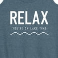 thumbnail image 3 of Instant Message - Relax Lake Time - Women's Racerback Tank Top, 3 of 6