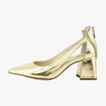 thumbnail image 2 of Jessica Simpson Sylan Women's Heels Gold Size 10 M, 2 of 8