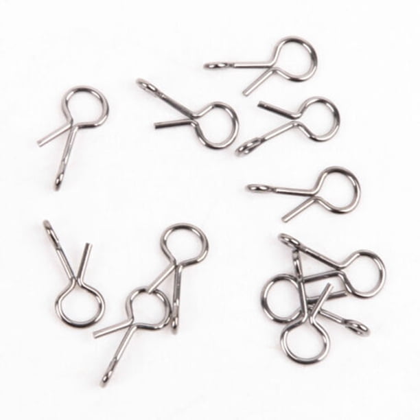 90 Snaps De Pêche à La Mouche – Acier Inoxydable, 3 Tailles, Changement Rapide Sans Nœud – Lot Complet
