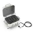 thumbnail image 3 of Kenmore 2-Burner Portable Tabletop Retro Gas Grill, Pearl White, 3 of 15