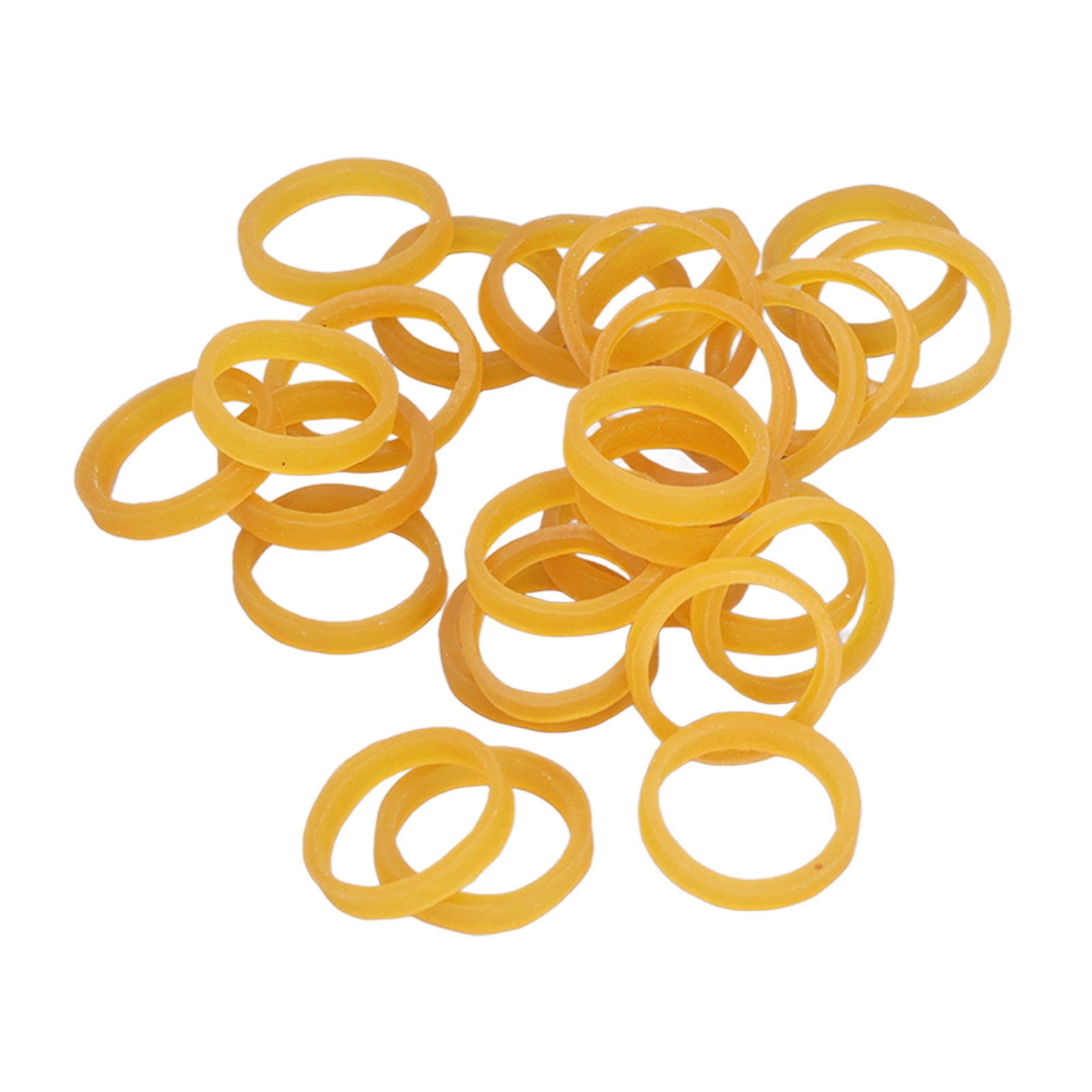 50-200Pcs High Quality White Rubber Elastic Bands Stretchable Sturdy Rubber  Rings Diameter 15mm-60mm