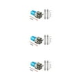 thumbnail image 2 of maskred Metal Box Transfer 370 Motor Accessory for WPL C14 Q60 Titanium Color 3.17mm 3Set, 2 of 6