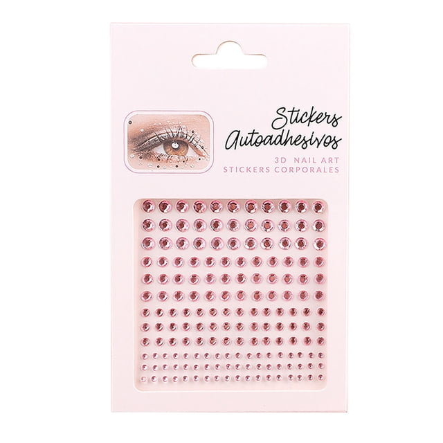 An Acrylic Face Sticker Clear Out Deal, Bradem Self Adhesive Rhinestone Stickers for Face Nail Eyes Decor 4 Size 15 Color Bling Sticky Gems for Body Makeup Stick on Acrylic for Craftcard Decorations