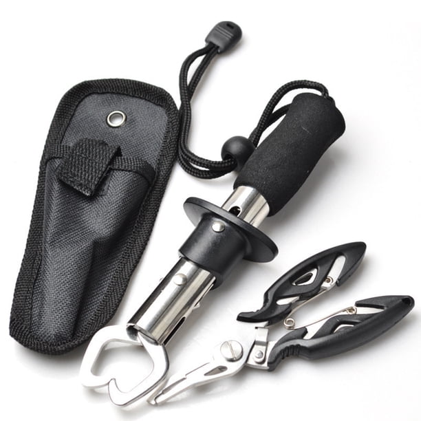 Pinza de pesca portátil de acero inoxidable Hugtrwg Juego de alicates de pesca