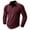 Wine, variant on qolati Men's Casual Henley Shirts Classic Long Sleeve Basic Button T-Shirt Lightweight Athletic Cotton Golf Tops