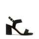thumbnail image 2 of Sandalias de Tacón Alto Chunky para Mujer DREAM PAIRS en Nubuck Negro, 2 of 6