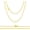 3mm Plated Yellow Gold, variant on Solid 18k Gold 1mm/1.1mm/1.3mm/3mm Round Rolo Cable Chain Necklace Gold Silver Chain Necklaces Lobster Clasp for Women 14" 16" 18" 20" 22" 24" 26" 28" 30"