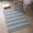 Aqua Combo, variant on Hand Woven Cotton Chindi Rug 2x3 Feet Teal Reversible Accent Mat Durable Farmhouse Style Indoor Outdoor Floor Rug for Entryway Kitchen Laundry Room