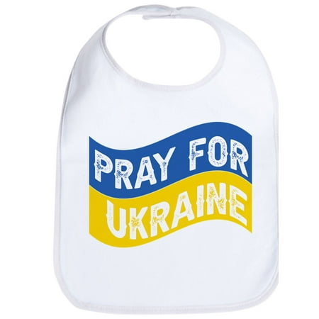 

CafePress - Pray For Ukraine - Cute Cloth Baby Bib Toddler Bib