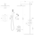 thumbnail image 6 of Kichae 10"Rain Shower Head with Handheld Wall Mount Gold Shower System High Pressure Balance Valve, 6 of 6