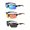 Orange, variant on Hotpom 3pcs Sunglasses for Men Women, Semi-Rimless Sports Eyewear for Cycling, Baseball, Running, Fishing, Golf & Driving Stylish Protective Eyewear