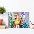 thumbnail image 4 of 5D bricolaje completo taladro diamante pintura dinosaurio bordado mosaico artesanía Kits decoración FLhrweasw Nuevo, 4 of 9