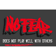 thumbnail image 2 of No Fear "Does Not Play Well with Others" Youth Charcoal Crew Neck Short Sleeve Tee-XS, 2 of 2