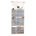 thumbnail image 2 of Flmtop 6/8 Poches Sac de Rangement Mural en Tissu Coton Lin, 2 of 10