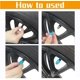 thumbnail image 4 of Válvula de neumático para rueda de coche, atractivos accesorios de coche brillantes a prueba de polvo, universal para la mayoría de vehículos, corona, azul lago oso de fresa Electrónica, 4 of 4