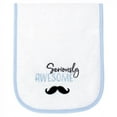 thumbnail image 6 of Hudson Baby Infant Boy Cotton Terry Bib and Burp Cloth Set 5pk, Seriously Awesome, One Size, 6 of 6