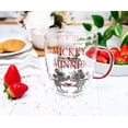 thumbnail image 3 of Taza de cristal Silver Buffalo Disney Mickey Minnie 414 ml con purpurina, 3 of 9