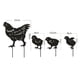 thumbnail image 2 of de de hierro, soporte de simulación de de pequeña, animal de jardín retro al , decoraciones kusrkot Estacas de gallina, 2 of 8