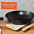 thumbnail image 4 of Carbon Steel Nonstick Coated Wok with Bakelite Handle, 4 of 6