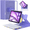 10.9/11-Purple, variant on Vinci iPad (A16) 11th 10th Generation Keyboard Case, 360° Rotatable Magnetic Folio Cover Wireless Backlit Detachable Keyboard with Pencil Holder for 11'' iPad A16 2025 10.9 Inch 10th 2022 (Black)