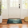 thumbnail image 3 of Yayeee Doormat for Indoor Entrance 32" x 20" Non Slippery Floor Rug, Forest House, 3 of 8