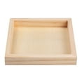 thumbnail image 1 of 1Pack Square Wooden Tray for Puzzle Organization Rectangular Design Beige, 1 of 8