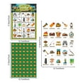 thumbnail image 3 of Camping Bingo Party Card Game For Outdoor Themed Gatherings Family Fun, 3 of 6