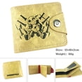 thumbnail image 3 of Cartera Undertales con personajes de anime, delgada y plegable, piel sintética, 3 of 3