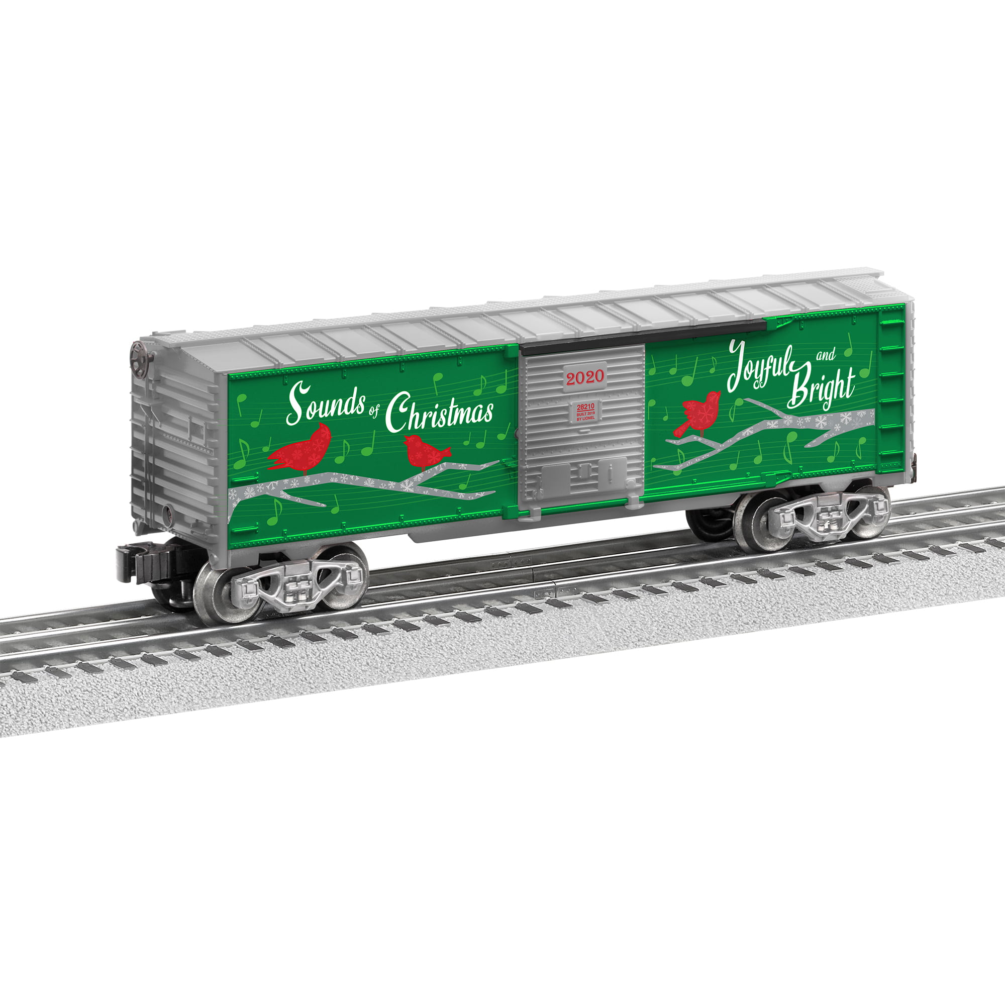 Lionel 2020 Christmas, Holiday O Scale Music Boxcar Model Train Rolling