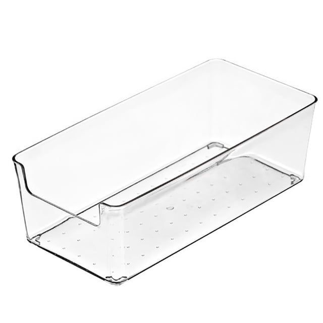 Kitchen Desk Drawer Organizer Transparent Drawer Storage Bin Vanity Drawer Tray