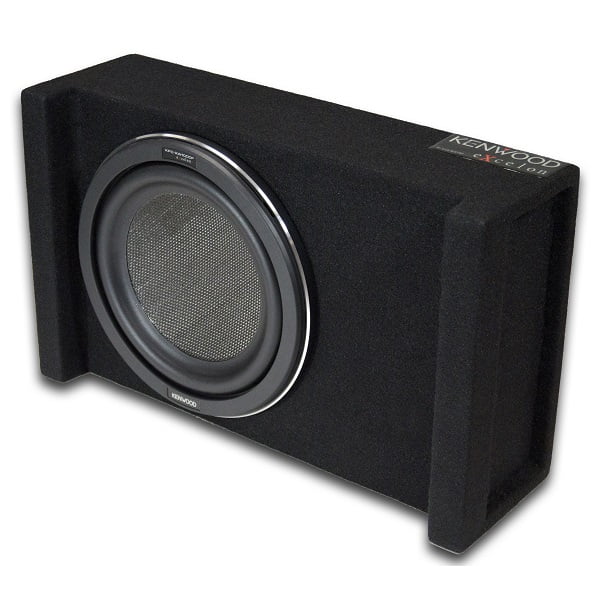 Kenwood PXW1001B Loaded Single 10" 250 Watt Subwoofer Enclosure