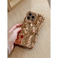 thumbnail image 4 of Wave Bubble Electroplated Silver Phone Case Compatible With Iphone, 4 of 4