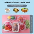 thumbnail image 4 of Bewildely Cubiertas elásticas para alimentos multifuncionales hechas con cubierta desechable para alimentos de materiales de grado alimenticio Cocina y Comedor 400 piezas, 4 of 6