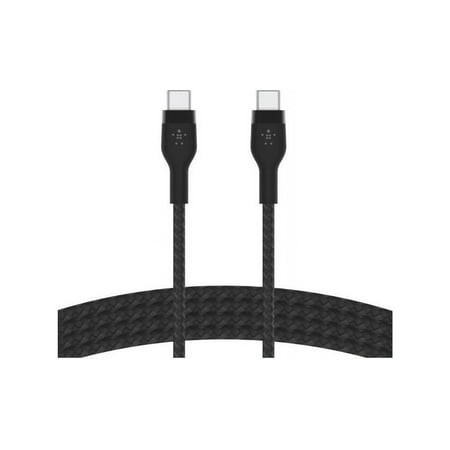 UPC: 0745883832750 | Belkin CAB011BT2MBK BOOST CHARGE PRO Flex 6.56ft.USB-C to USB-C Cable – Black