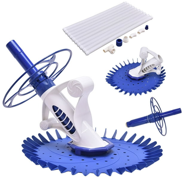 Costway Automatic Swimming Pool Cleaner Set Clean Vacuum Inground Above Ground W 10 Hose Com Costway Automatic Swimming Pool Cleaner, Automatic Inground Pool Cleaner Reviews