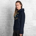 thumbnail image 3 of Workout Hoodie, Boxing, MMA, GYM GEAR, Unisex Hoodie (Navy, 2XL), 3 of 4