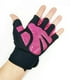 thumbnail image 5 of Guantes de fitness para hombres y mujeres, medio dedo, antideslizantes, con protección para la muñeca, de silicona, antideslizantes, transpirables, para levantamiento de pesas al aire libre, 5 of 5