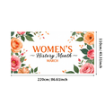 thumbnail image 6 of Women's History Month Colorful Celebration Banner Event Decor Backdrop Outdoor Indoor Party Supplies Photography Props Decorations Display, 6 of 8