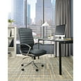 thumbnail image 5 of High Back Manager's Faux Leather Chair in Black with Chrome Base, 5 of 5