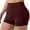 Brown, variant on Xuhomer Active Workout Pants for Women High Waisted Solid Color Pull On Leggings Stretch Yoga Running Gym Sweat Shorts Biker Short