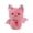 Pink, variant on Cute Mini Bat Plush Ornament with Heart Embroidery, Soft Fluffy Small Bat Stuffed Decor Pendant, Gothic Halloween Themed Hanging Decor for Bag Keychain Home Display