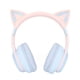 thumbnail image 3 of Auriculares Bluetooth con Oreja de Gato para Juegos, inalámbricos, Plegables, para música, con luz LED, micrófono Desmontable, Cable de 3,5 mm, Azul, 3 of 5
