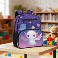 thumbnail image 2 of Jeiento Horse 13.5" Preschool Toddler Backpack, Planet Galaxy Bookbag with Multiple Storage Pockets, Dual Carry Design Kids School Bag for Boys Girls Daycare, 2 of 7