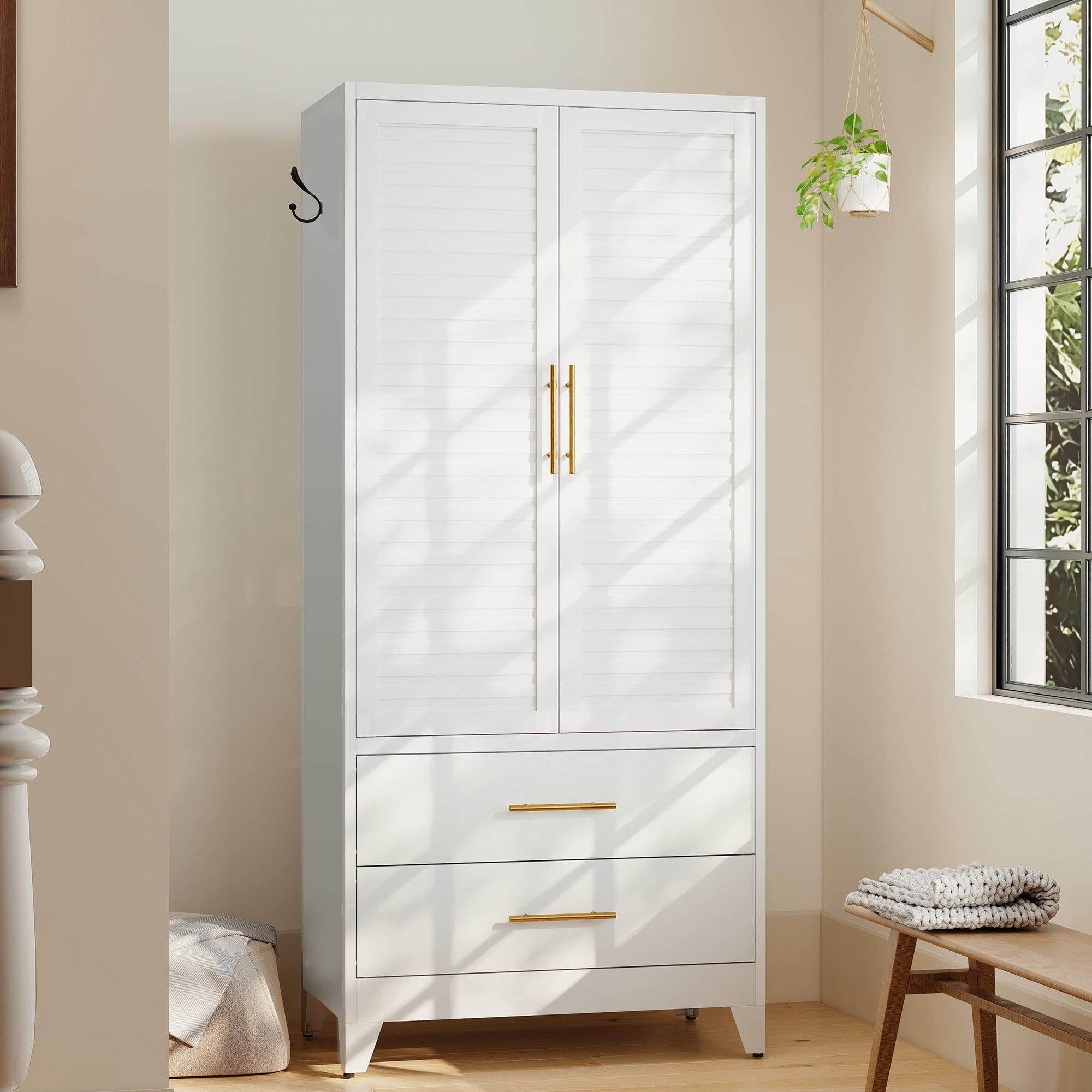avobird 20 Inch Cabinet(White)