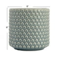 thumbnail image 2 of Bloomingville Round Stoneware Planter Pot with Polka Dots, Sky Blue, 2 of 9