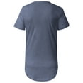 thumbnail image 3 of Ma Croix Men's Casual Longtail T-Shirts Hip Hop Urban, 3 of 6