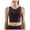 Purple, variant on High Neck Sports Bra for Women - Longline Medium Impact, Wirefree Padded, Crop Tank Top for Yoga/Gym - Size S-XL