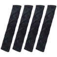 thumbnail image 1 of 4 Pcs Plush Red Car Shoulder Seatbelt Pad Covers, 1 of 7