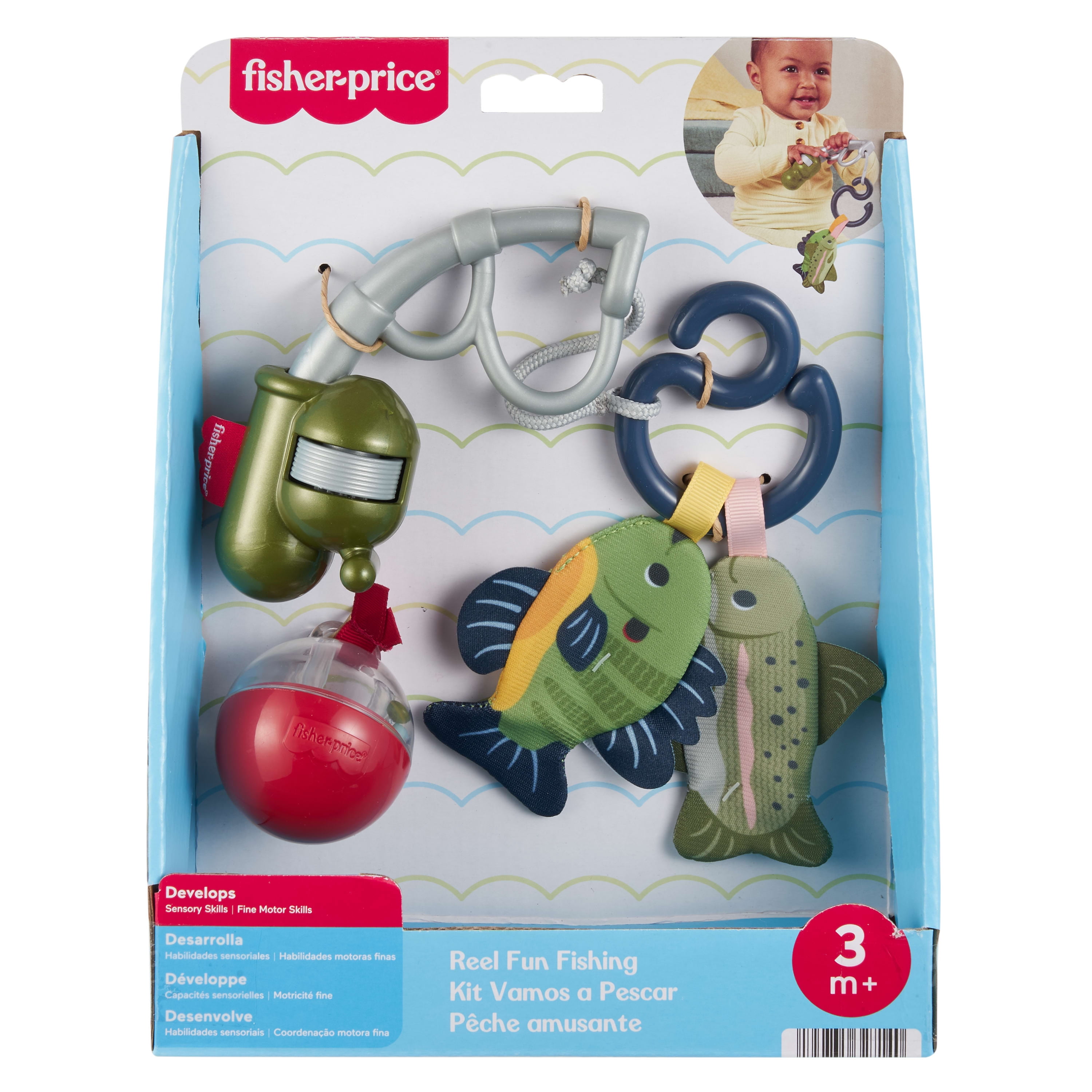 Ingenuity Ity By Cutie Stacks – Stapelspielzeug Mit Bär Nate, 4 BPA-freie Ringe, Ab 6 Monaten